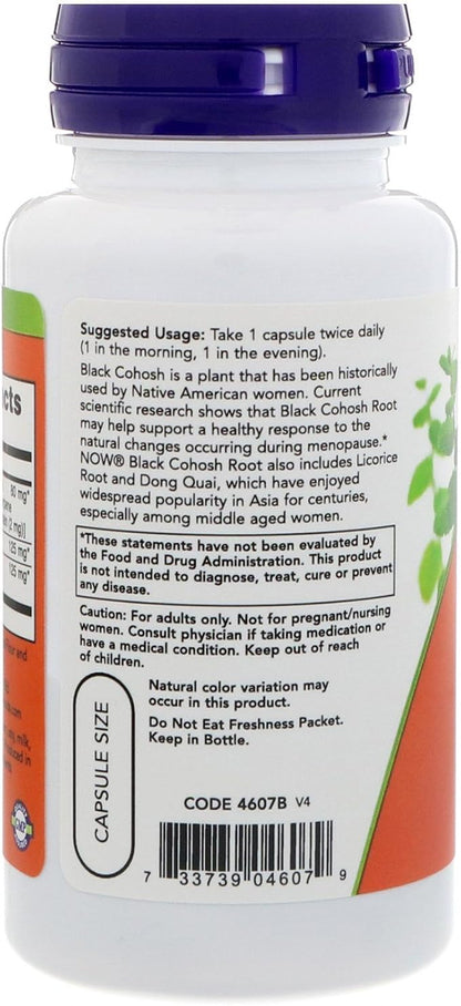 NOW Foods Black Cohosh 80 mg