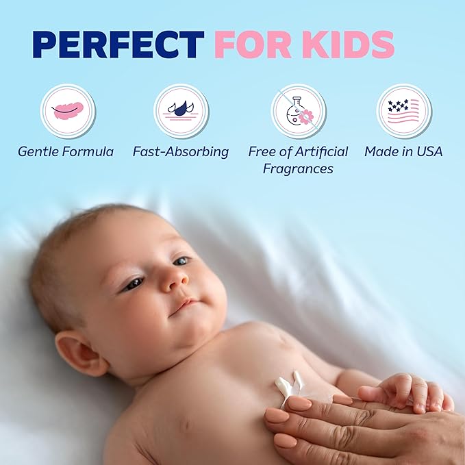 Magnesium Cream for Kids - Soothing Relief & Relaxation with Calendula, Aloe Vera, Shea Butter - Topical Magnesium Cream for Sleep - USA Made - (4 oz, Unscented)