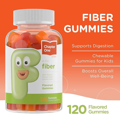 Zahler - Fiber Gummies for Adults & Kids (120 Count) Certified Kosher Adult & Kids Fiber Gummy Chews for Digestion Support, Healthy Regularity & Overall Health - Chewable Children's Fiber Supplements