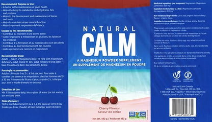 Natural Vitality Cherry Magnesium, 454 GR