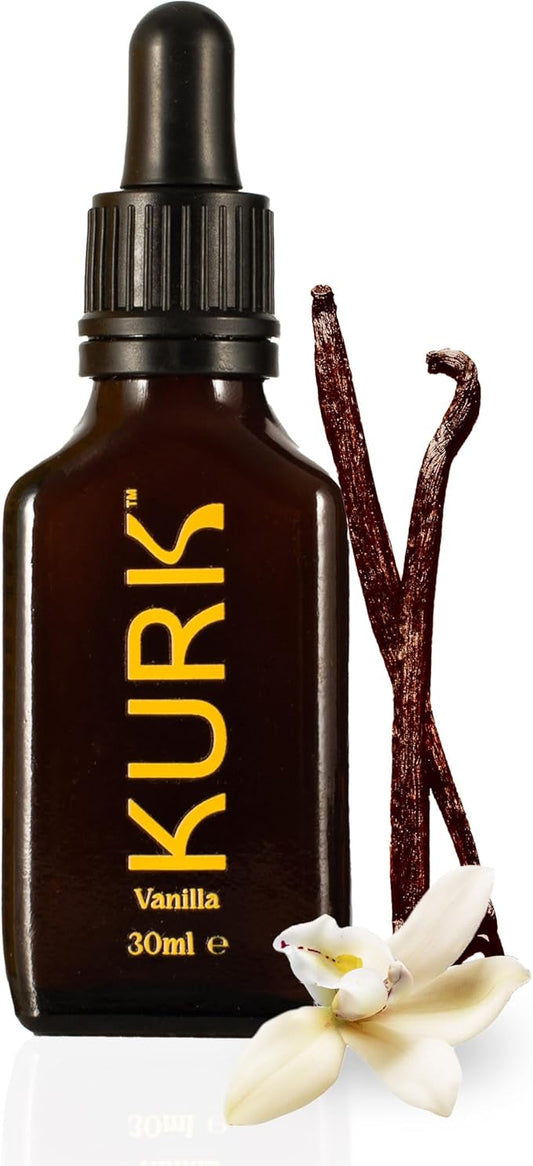 High Strength Liquid Curcumin Oil from Turmeric | Advanced Absorption Technology | 1000x More Absorbent Than Powders & Capsules - Vanilla 1 Fl Oz (30ml)