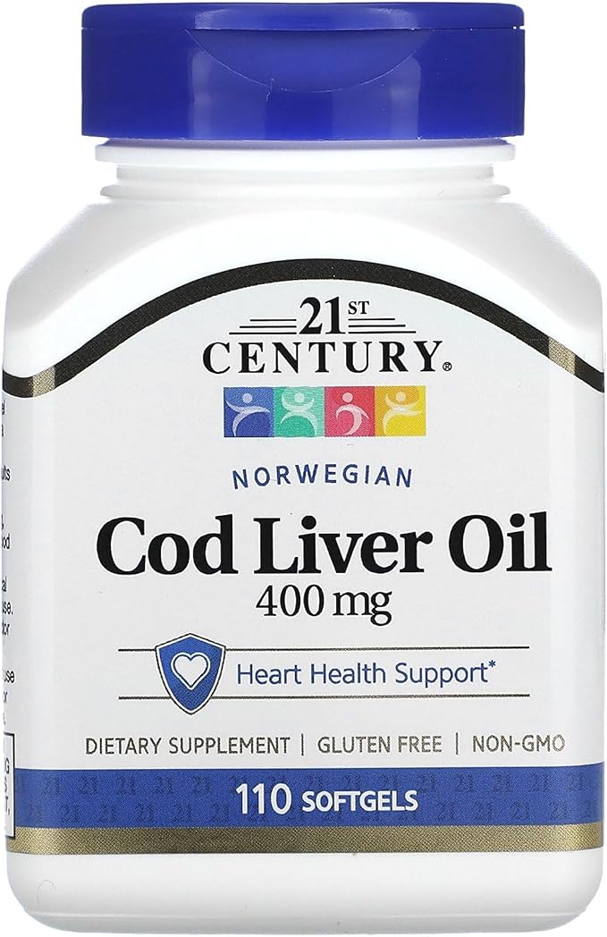 21ST Century NORWEGIAN COD LIVER OIL 110 SOFTGELS