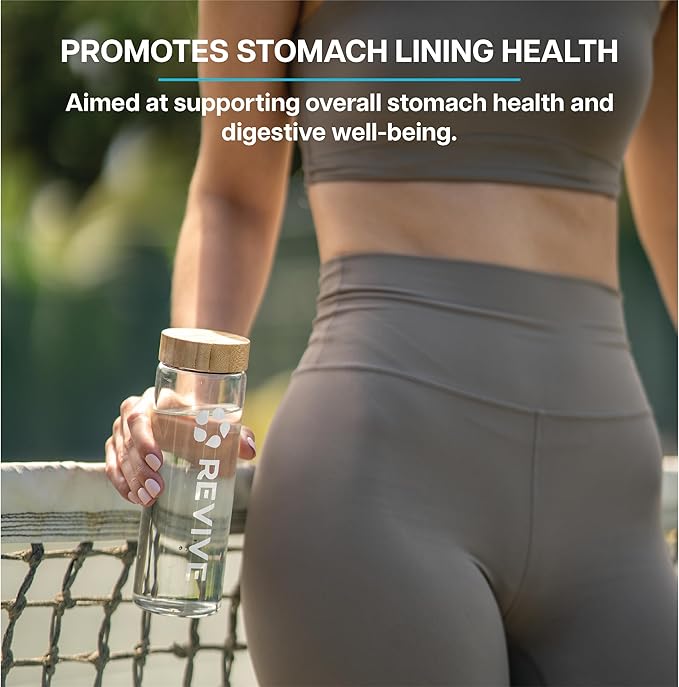 Revive MD Zinc Carnosine Supplement for Men & Women - Zinc & L-Carnosine to Support GI, Stomach Lining & Immune Health - Digestive Health Supplements Supports a Healthy Gut - 120 Vegetarian Capsules