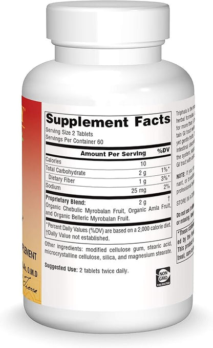 Planetary Herbals Triphala Gold 1000mg Extra Strength Ayurvedic - 120 Tablets