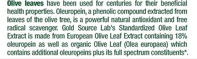 Organic Olive Leaf Extract Capsules - Pure Organic Olive Leaf Plus Standardized Oleuropein Extract, 90 Vegetarian Caps, 400 mg Maximum Strength Complex for Immune Health