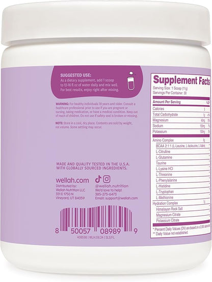 So Long Soreness BCAA Powder (Frozen Lemonade Flavored) 30 Servings - with Hydration Complex