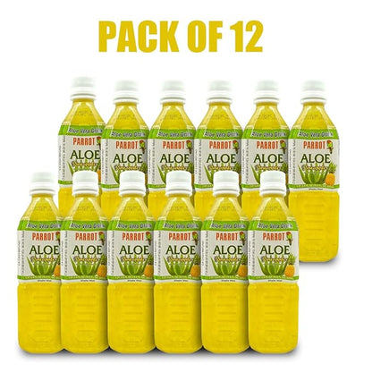 Parrot Brand Aloe Pineapple 16.9 fl.oz.（Pack of 10）