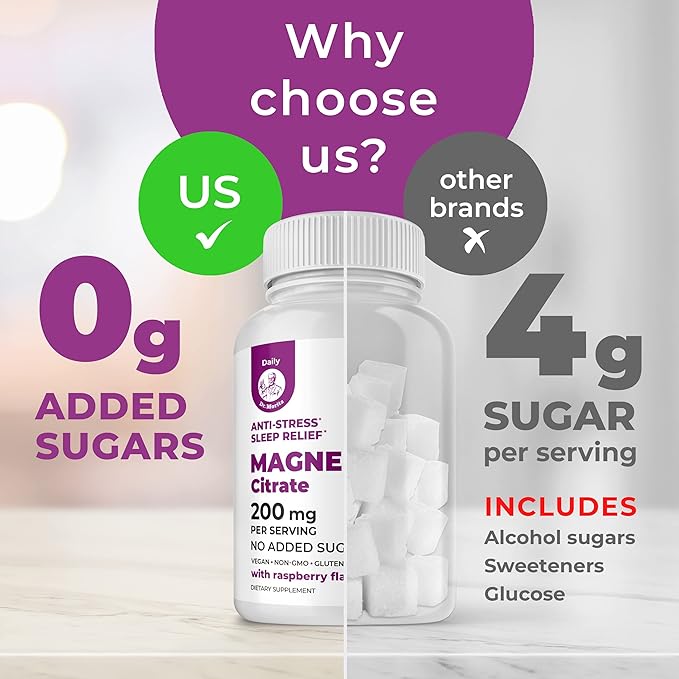 Elderberry Gummies for Kids and Magnesium 200 mg Gummies Sugar-Free - Healthy Immune System Booster and Health Support with Elderberries Extract with Magnesium Calm Chews for Kids & Adults Sugar-Free