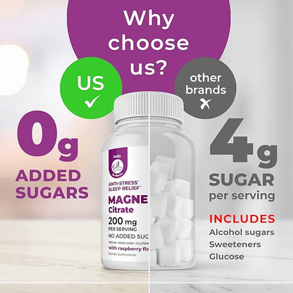 Elderberry Gummies for Kids and Magnesium 200 mg Gummies Sugar-Free - Healthy Immune System Booster and Health Support with Elderberries Extract with Magnesium Calm Chews for Kids & Adults Sugar-Free