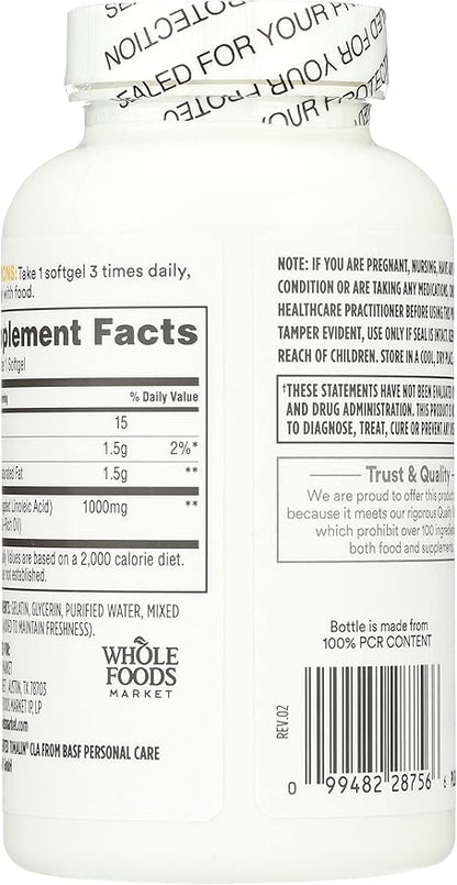 365 by Whole Foods Market, Tonalin CLA, 90 Count