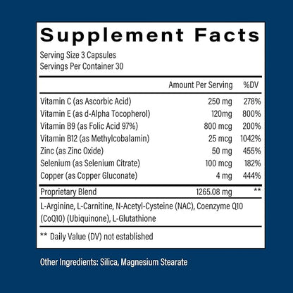 Fertility Supplement For Men - Doctor Formulated - Made in the USA - Men's Prenatal Vitamins - Male Fertility Supplements - Booster - Count & Motility Activator - 90 Vegan Capsules (1 Month Supply)