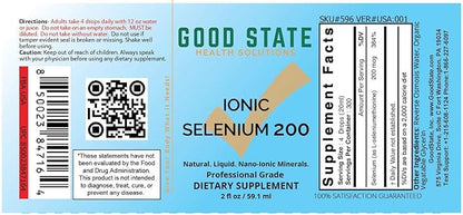 Good State Liquid Ionic Selenium 200, 596, 2 fl oz, 1 Count