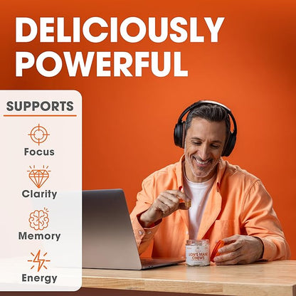 Genius Cognitive & Mood Support Bundle - Lion’s Mane Soft Chews & Joy Mood Enhancer - Supports Focus, Clarity, Mood, & Neural Function