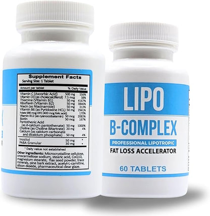 Lipo B-Complex Lipo BC 60 Tablets Manufactured for ES Global Brands