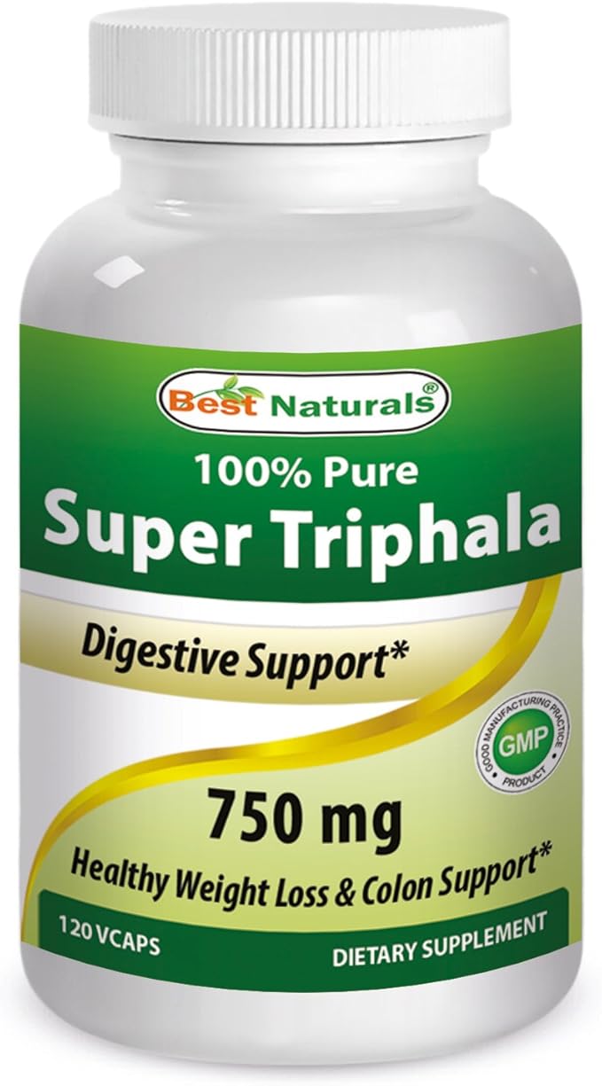 Best Naturals Triphala 750 mg 120 Vcaps