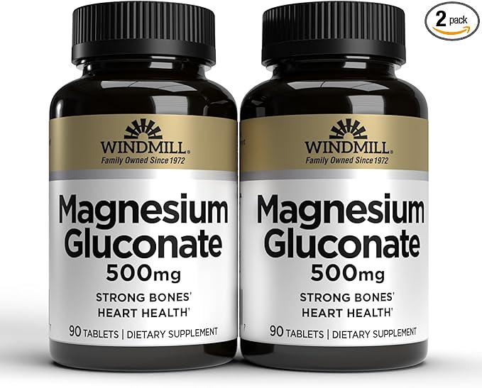 Magnesium Gluconate 500 Mg 90 Tb - from Windmill (Pack of 2)