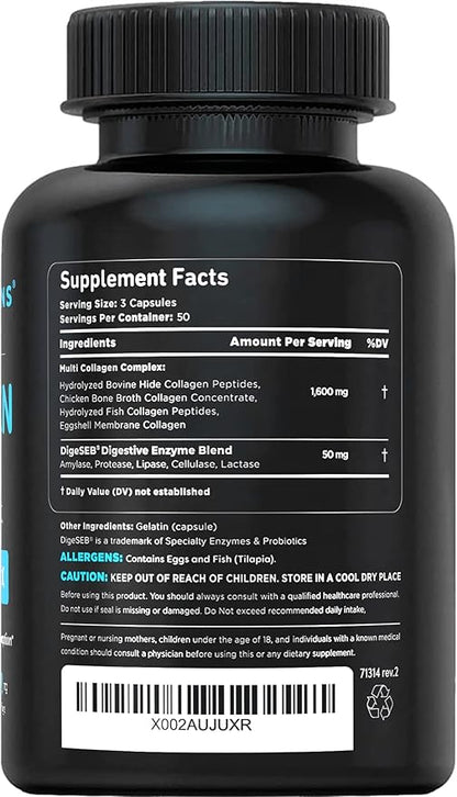 Vital Vitamins Multi Collagen Pills + Biotin Complex Pills