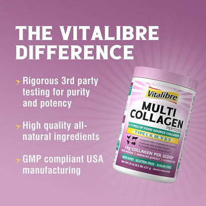 Bovine Collagen Peptides Powder 16oz