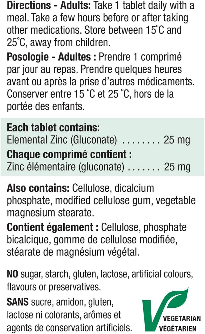 Jamieson Laboratories Zinc 25 Mg