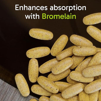 Organika Quercetin with Bromelain Supplement (120 Tablets): High-Absorption Bromelain Quercetin Supplement for Defenses, Seasonal Allergies, Mobility, & Clear Airways