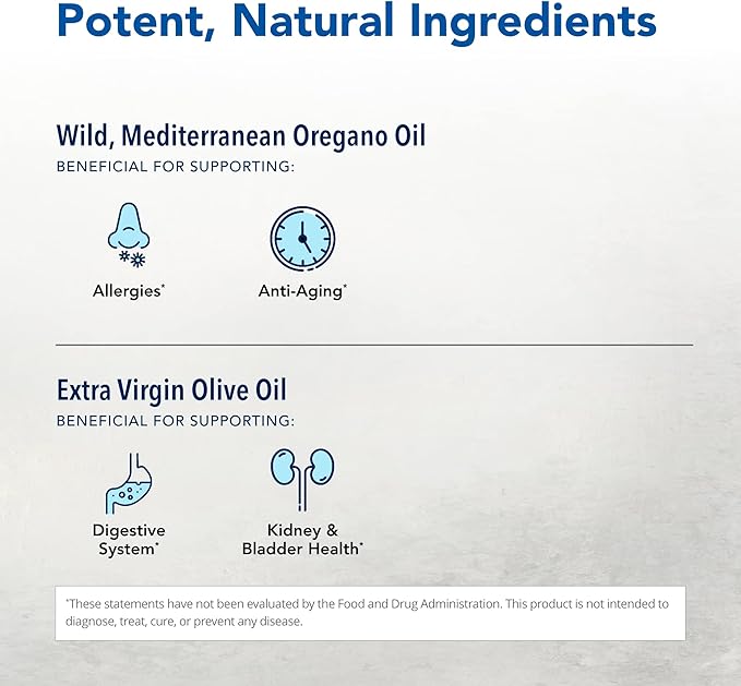 NORTH AMERICAN HERB & SPICE Oreganol P73-120 Softgels - Immune System Support - Unprocessed, Vegan Friendly Wild Oregano - Mediterranean Source - Non-GMO - 120 Servings