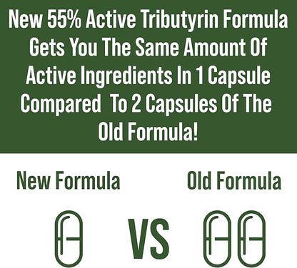 CoreBiome Tributyrin Postbiotic Supplement Clinically Tested For Gut Health. More Effective than Sodium Butyrate Capsules. High Bioavailability Post Biotics For Digestive, Leaky Gut, Colon, Microbiome