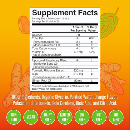 MaryRuth Organics Kids Multivitamin (Strawberry Cherry & Vanilla) & Turmeric & DHA Liposomal (Sweet Ginger) | Clean Label Project Verified® | Vitamins for Joint Health & Overall Wellness | Vegan