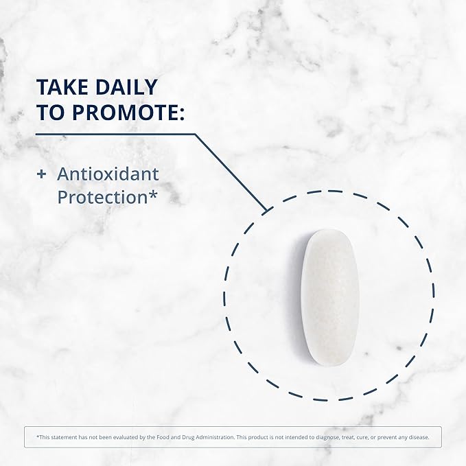 Metagenics E-400 Selenium - Antioxidant & VIT E Support* - Non-GMO, Gluten-Free, Vegetarian - Contains 50 mcg Selenium, 268 mg Vitamin E & 97 mg Calcium - 60 Tablets