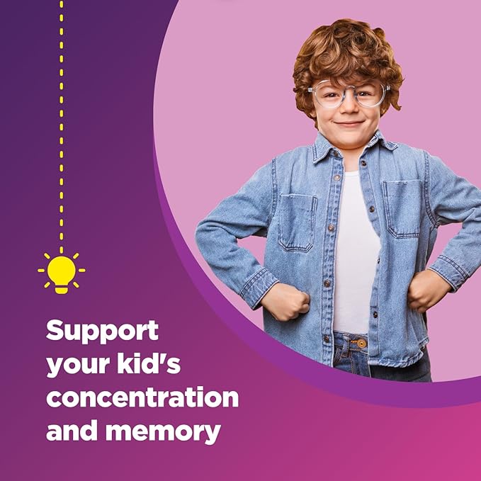 Iron Gummies with Vitamin C for Kids - Blood Builder Iron Supplements for Kids with Gentle for Stronger Immunity & Energy Support - Vitamin B6, B12, A, Niacin & Folate Gummies - Vegan & GMO -120 Count