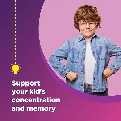 Iron Gummies with Vitamin C for Kids - Blood Builder Iron Supplements for Kids with Gentle for Stronger Immunity & Energy Support - Vitamin B6, B12, A, Niacin & Folate Gummies - Vegan & GMO -120 Count