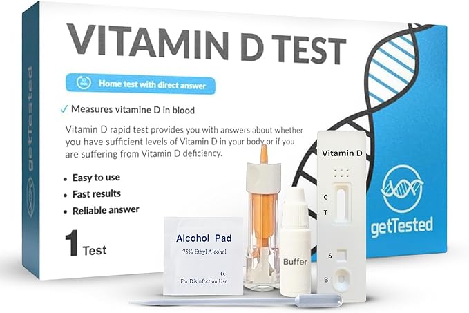 at Home Vitamin D Test (1 Test) Rapid Test, White