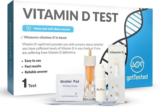 at Home Vitamin D Test (1 Test) Rapid Test, White