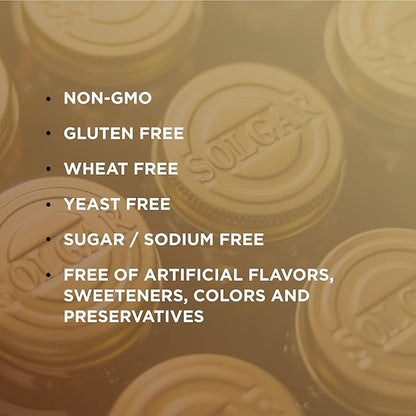 Solgar Vitamin B12 500 mcg - 100 Tablets - Vegan, Gluten Free, Dairy Free, Kosher - 100 Servings