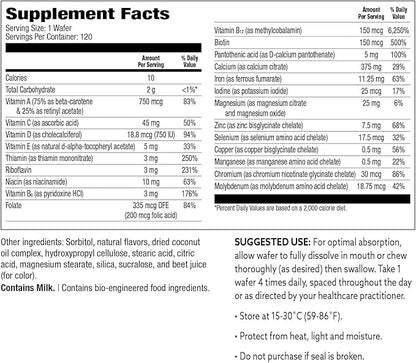 Bariatric Choice All-in-One Chewable Bariatric MultiVitamin with Iron & Calcium Citrate, Very Berry (120ct)