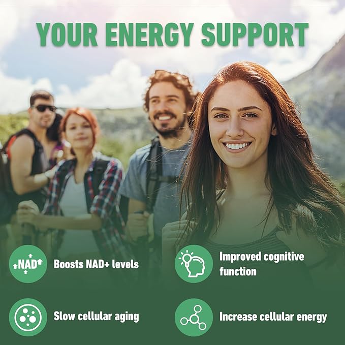 Airboy NAD+ Supplement with Nicotinamide Riboside Resveratrol & Quercetin 900 mg, NMN Alternative for Men and Women Support Anti-Aging, Energy, Focus - 80 x 2 Pack Capsules