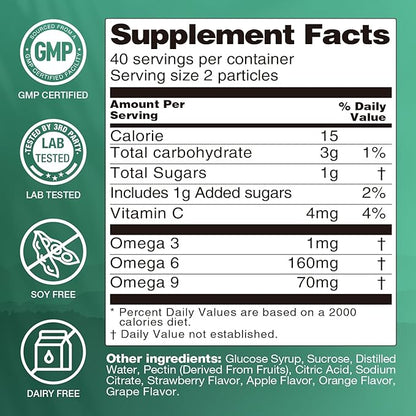 Hemp Gummies 1 Pack for Sleep Stress Anxiety Balance,Relaxes Body & Mind,Natural Edible Gummies with Omega 3-6-9 and Vitamin C,High Potency Organic Hemp Extract-80 Count