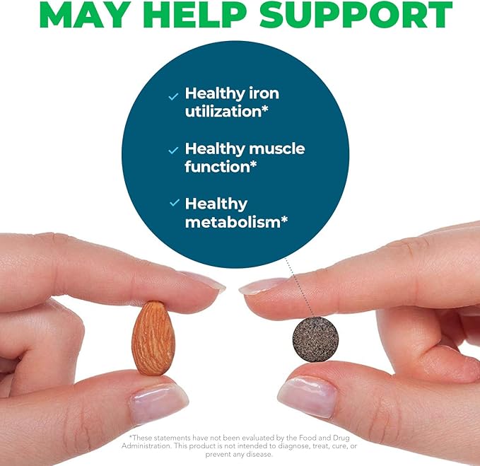 Seeking Health Iron Chewable, with Vitamin C, Supports Healthy Blood and Muscle Development, Vegan and Vegetarian (60 Tablets)*