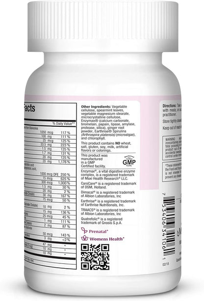 Maxi One Per Day Prenatal Formula with Methylated Folate and Gentle Iron, 60 Count