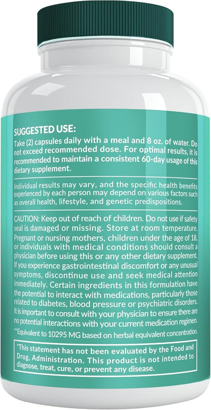 5-in-1 Cortisol Supplement with Ashwagandha for Mood, Stress, Relaxation, Adrenal and Cortisol Support - Herbal Supplements with Shilajit Extract, Magnesium Glycinate, Probiotics (120 ct, Pack of 1)