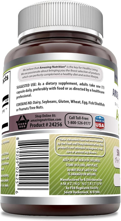 Amazing Formulas Artichoke Extract Supplement | Cynara Scolymus Leaf Capsules| 500 Mg | 90 Capsules | Non-GMO | Gluten Free | Made in USA