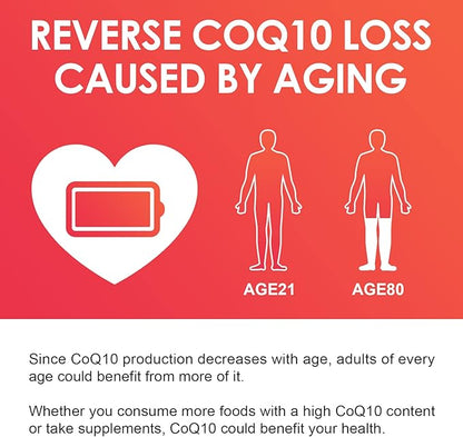 NATURE TARGET CoQ10-100mg-Softgels with 10mg PQQ - High Absorption Coenzyme-Q10 with Organic-Olive-Oil - Antioxidant for Heart & Brain Health, Cellular-Energy-Production, 120 Servings