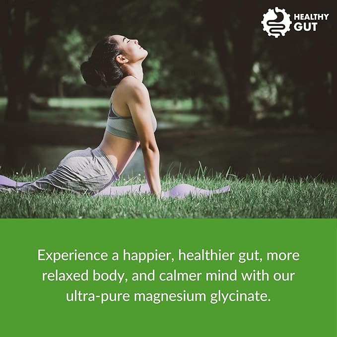Magnesium-HP | Ultra Pure Glycinate with Zero Fillers | 180 mg Magnesium Glycinate | 60 Servings