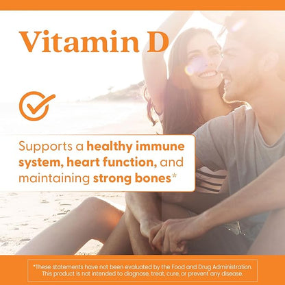 Doctor's Best Vitamin D3 5000 IU, Supports Heart, Bones, & Immunity, Non-GMO, Gluten Free, Soy Free, Vegetarian 180 Veggie Softgels