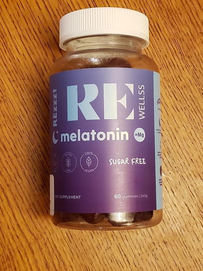 Melatonin Gummies | 5mg Melatonin Sleep Support Gummy for Adults | Fall Asleep Supplement for Health | Magnesium L-Theanine Chamomile | Gluten & Gelatin Free, Sugar Free Sleep Aid | 2 Pack