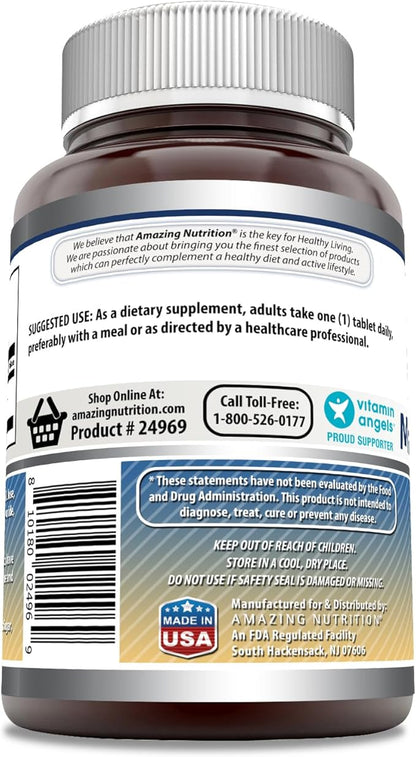Amazing Formulas Magnesium Citrate | 200 Mg Tablets | Mineral Supplement | Non-GMO | Gluten Free | Made in USA (1 Pack, 240 Count)