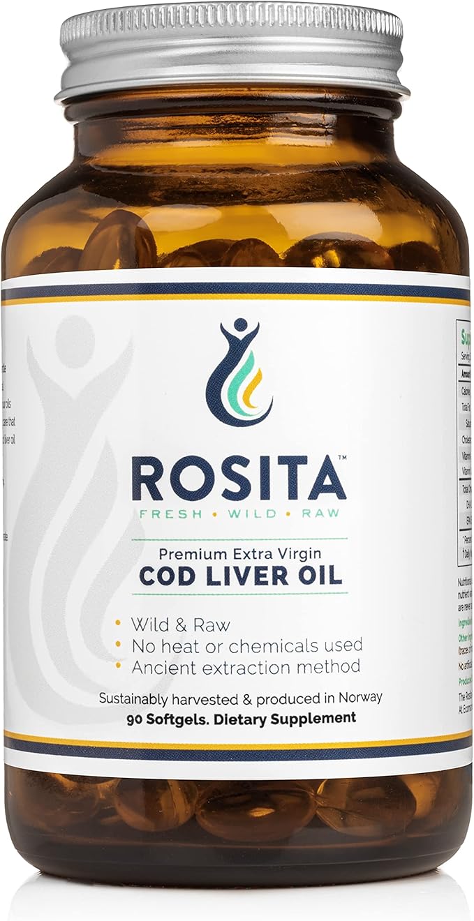 Rosita Extra Virgin Cod Liver Oil Softgels