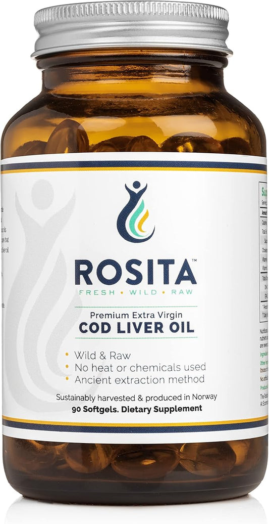 Rosita Extra Virgin Cod Liver Oil Softgels