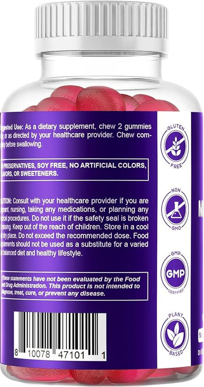 Vitamatic Melatonin 20mg Gummies for Adults, 30 Servings - 60 Count - Non-Habit Forming Supplement