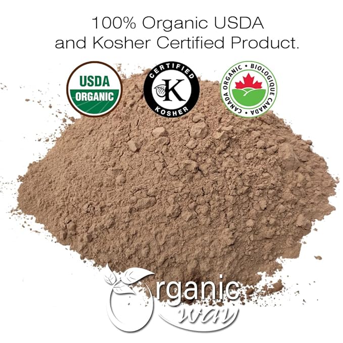 Organic Way Arjuna Bark Powder (Terminalia arjuna) - Organic & Kosher Certified | Raw, Vegan, Non GMO & Gluten Free | USDA Certified | Origin - India (1LBS / 16Oz)