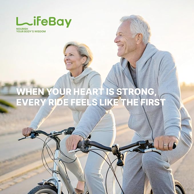 Heart & Brain Support - Inspired by Chinese Herbal Wisdom - A Circulation Supplement for Heart Health, Memory and Focus - with Notoginseng & Salvia - Made in USA - 60 Vegan Capsules